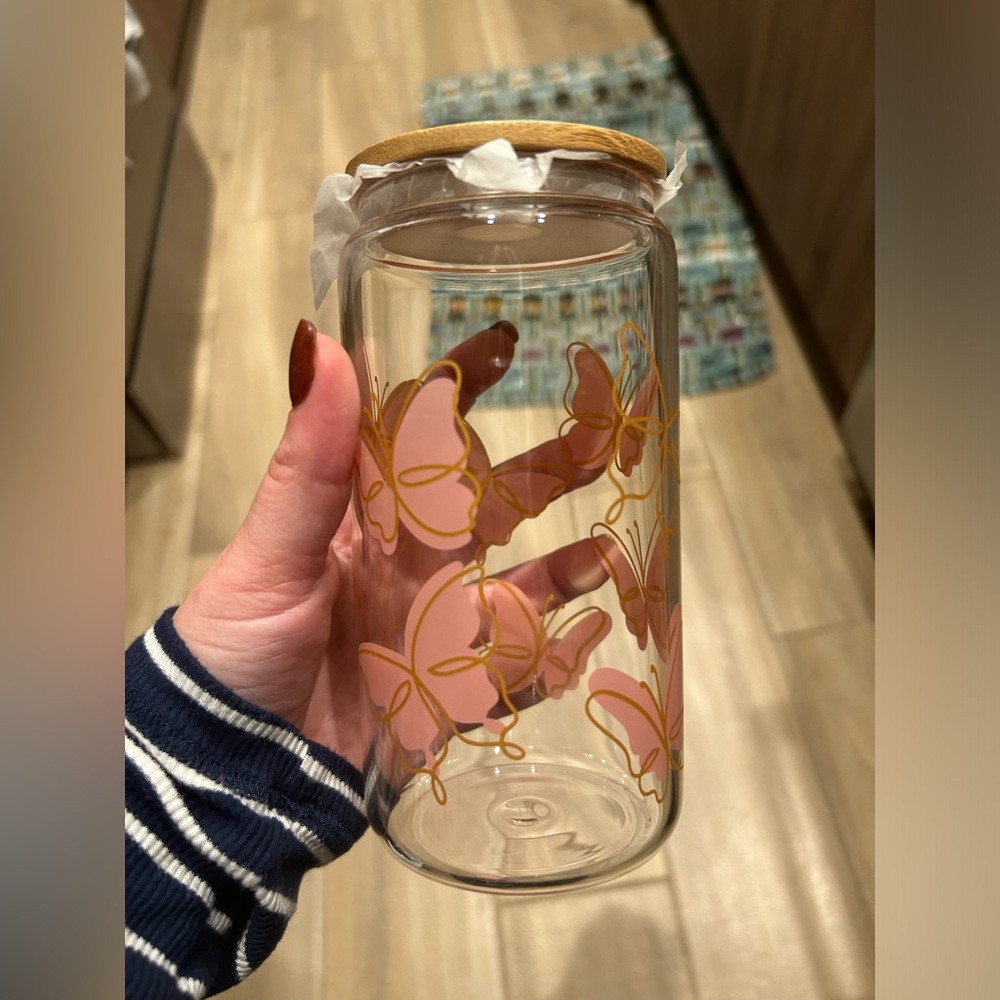 Flower Glass Cup